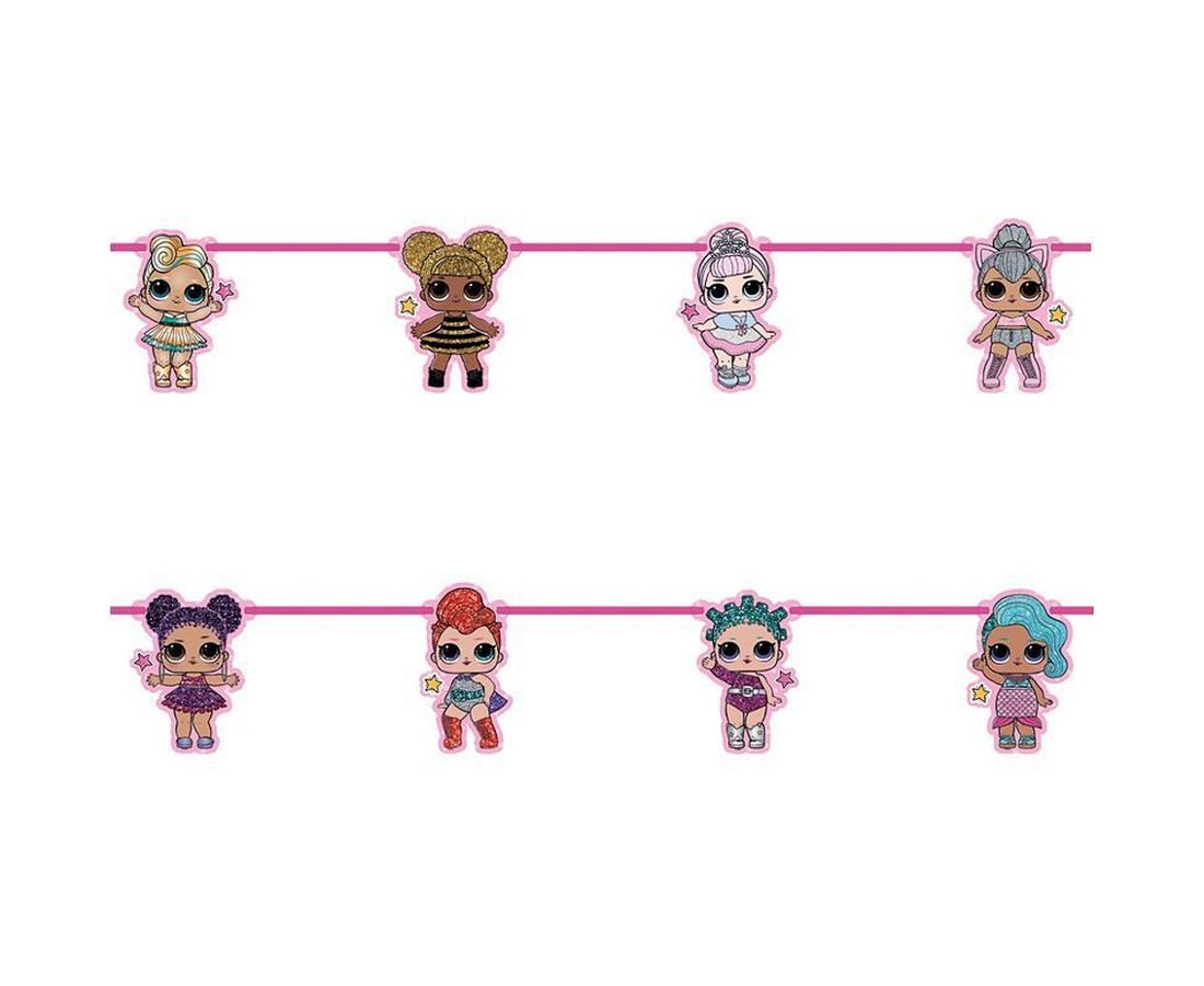 Paper garland LOL, 160 cm PROCOS