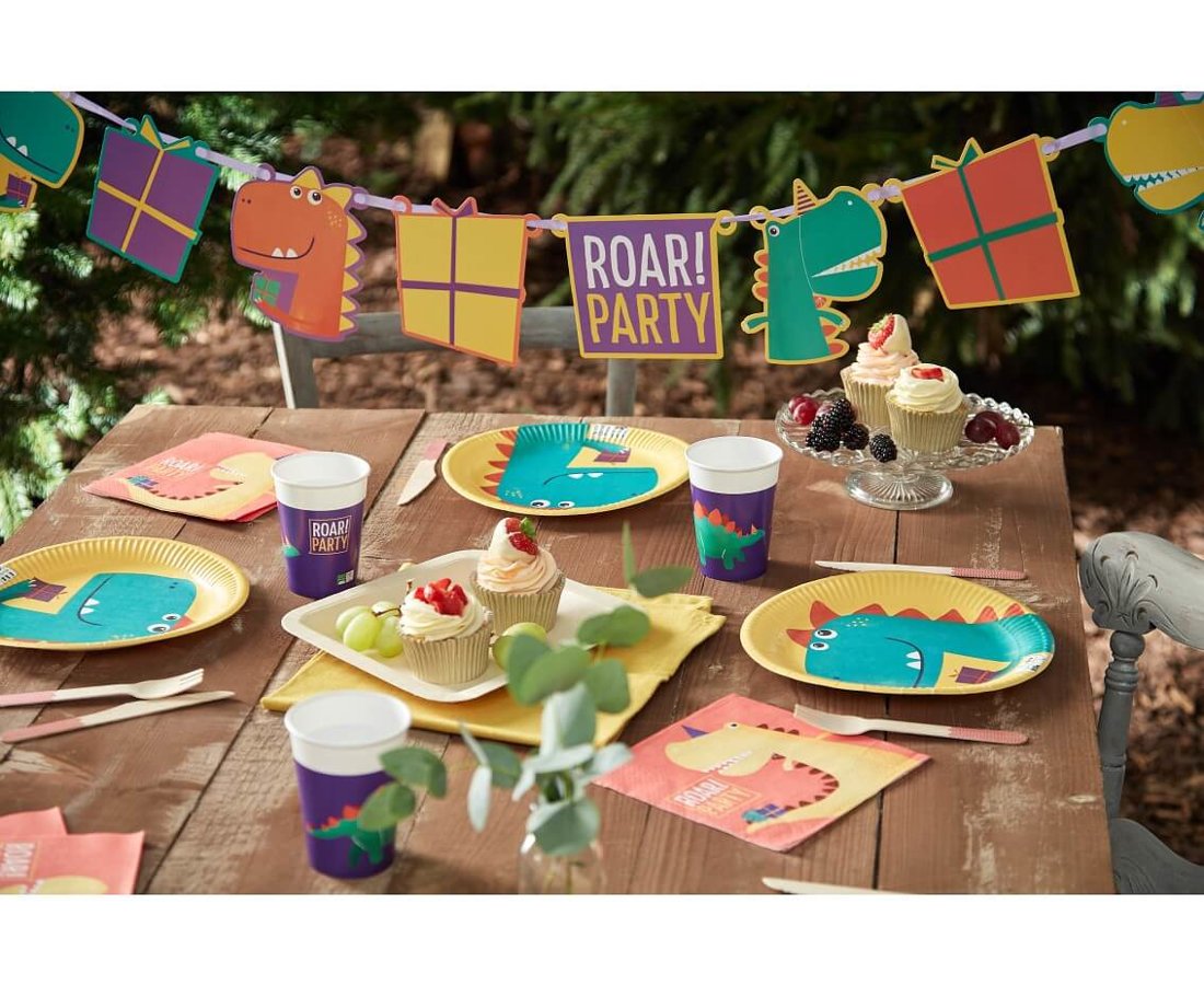 Paper napkins Dino - Roar Party, 33x33 cm, 20 pcs PROCOS