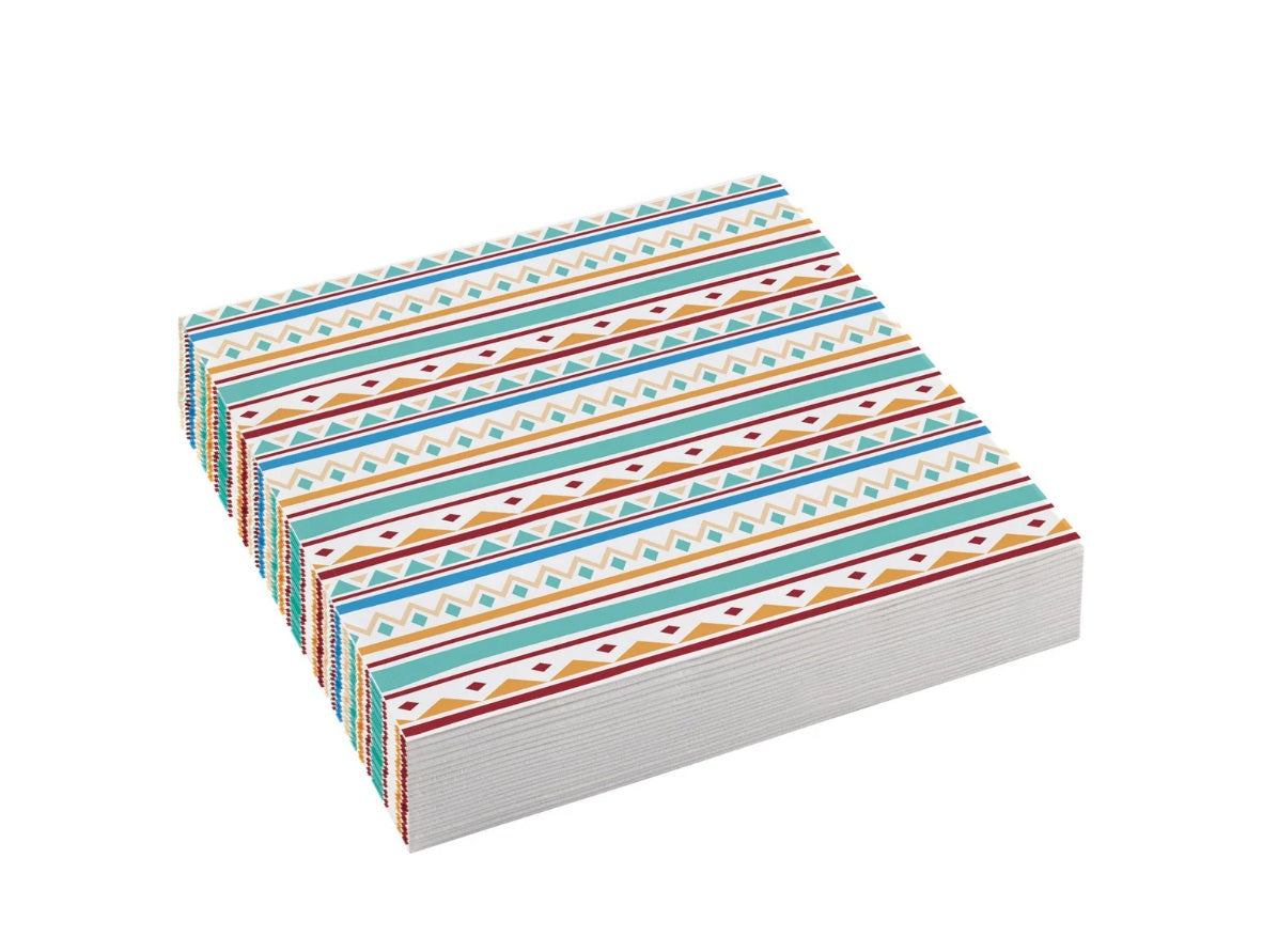 Paper napkins Indians, 13 x 13 cm, 20 pcs Unique