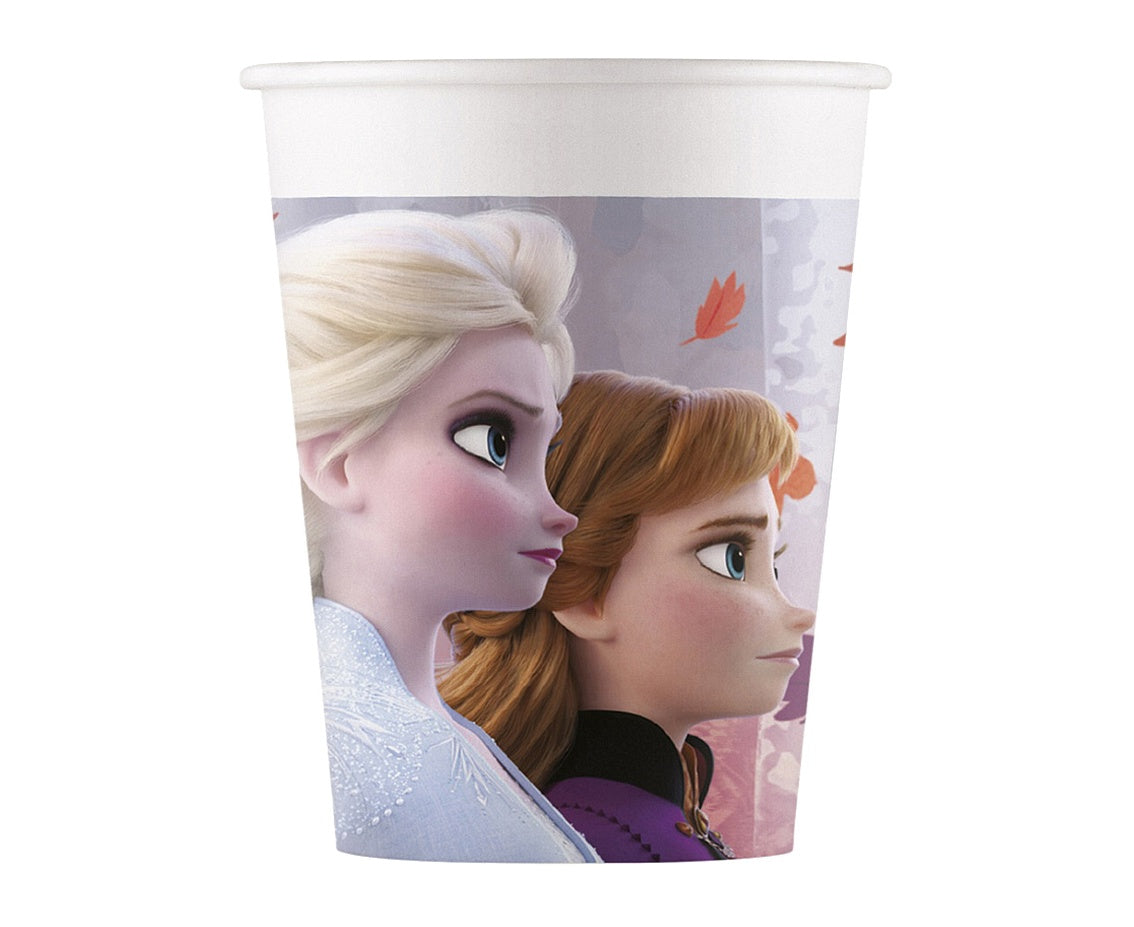 Vasos de papel Frozen 2, 200ml, 8 uds.