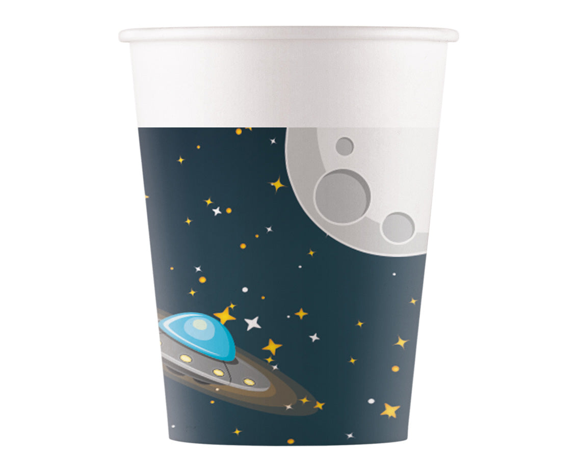 Paper cups Space Rocket, 200ml, 8 pcs PROCOS
