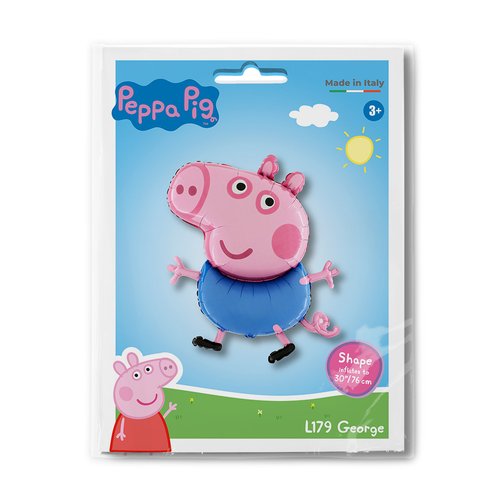 Foil Balloon Peppa Pig, George, 37" / 94 cm