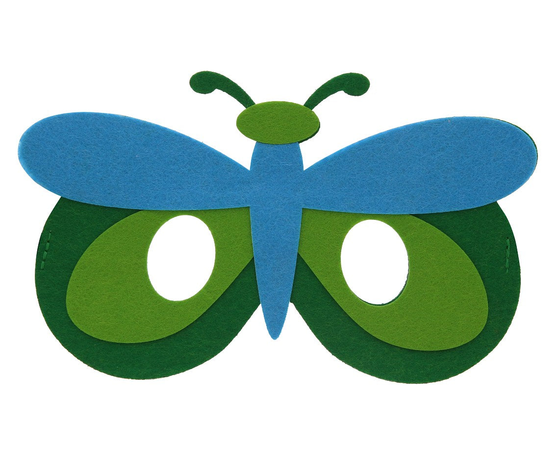Felt mask Dragonfly, 19x12 cm Godan