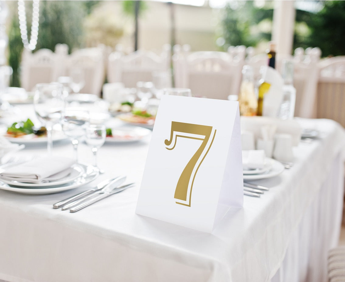 Table numbers Celebrate, paper, 10x15 cm, 1-12 Godan