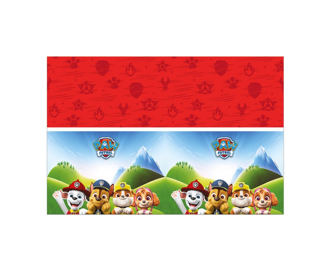 Table cover Paw Patrol: Rescue Heroes, plastic, 120 x 180 cm PROCOS
