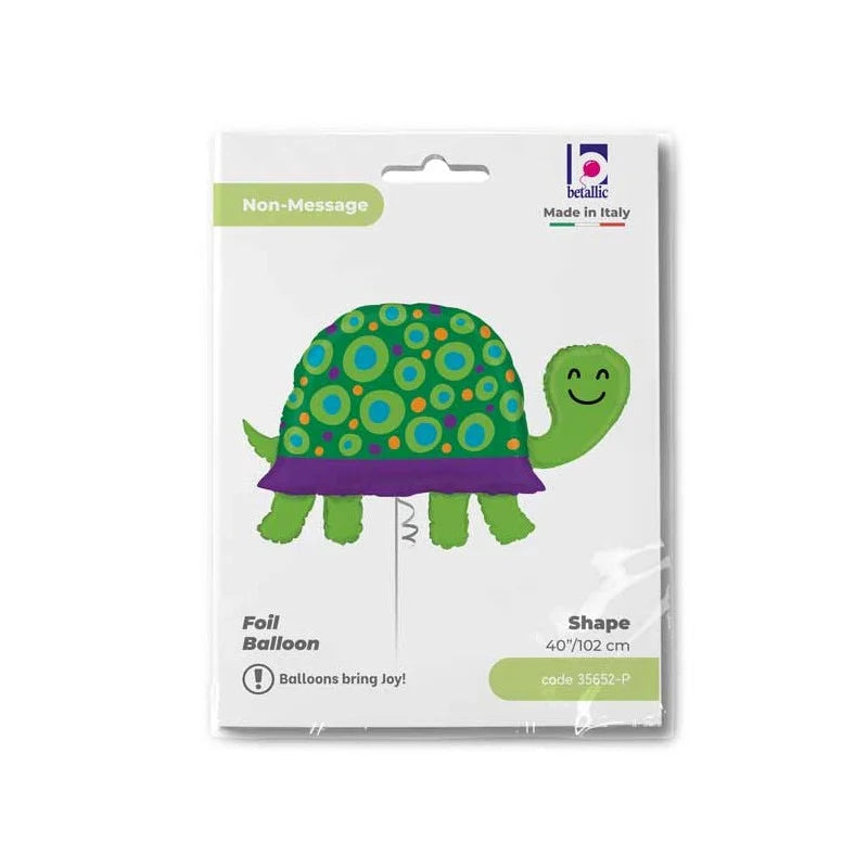 Foil Balloon Turtle, 40" / 102 cm Grabo