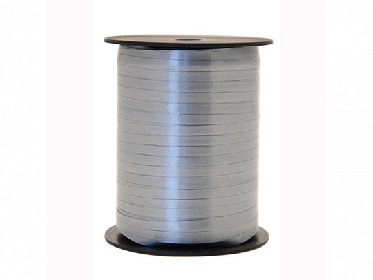 Cinta de plástico para rizar, gris, 500 m