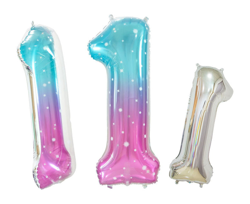 Foil Balloon Number "1", 78 cm, cosmos Godan