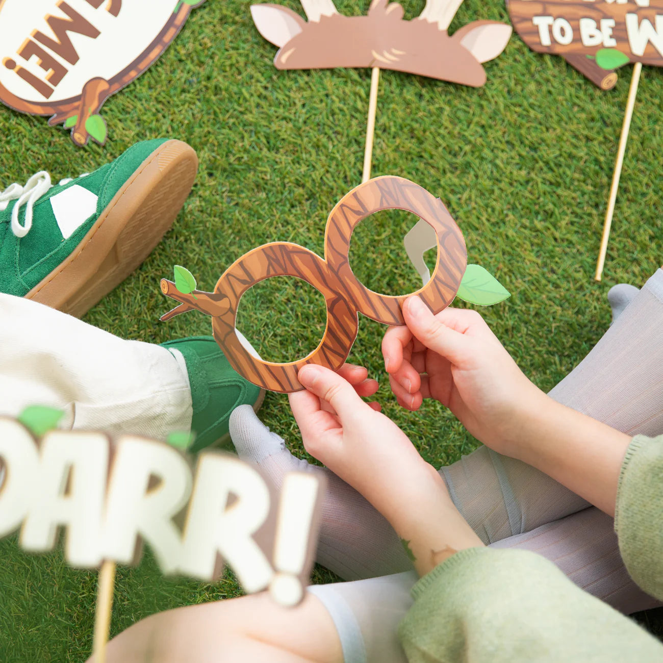 Forest friends photo props 9 pcs. PartyPal