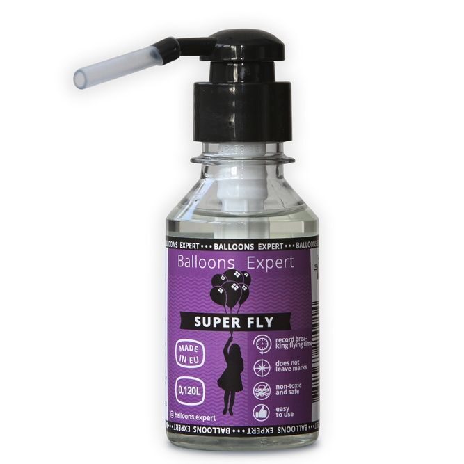Super Fly - 120 ml, for 55 balloons + dispenser Vilterus UAB