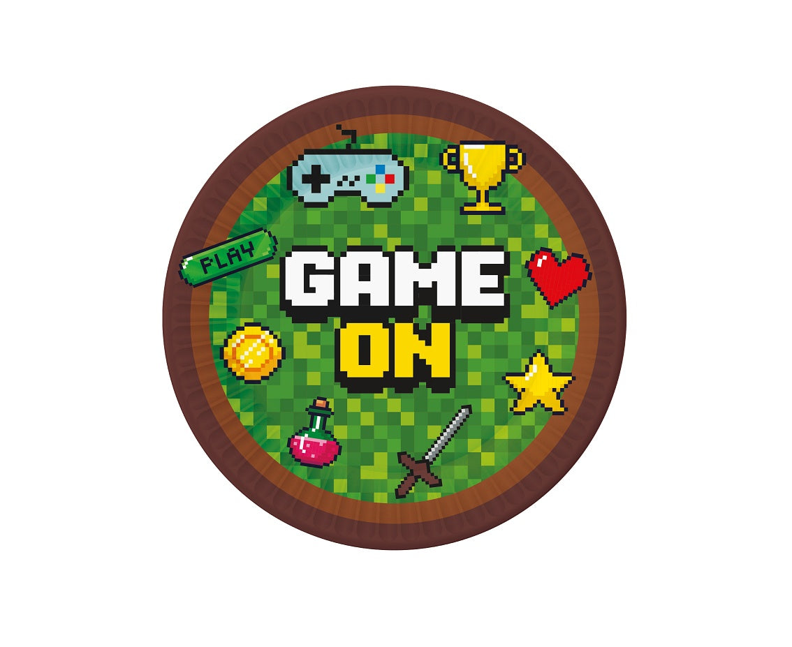 Paper plates Game On, 18 cm, 6 pcs Godan