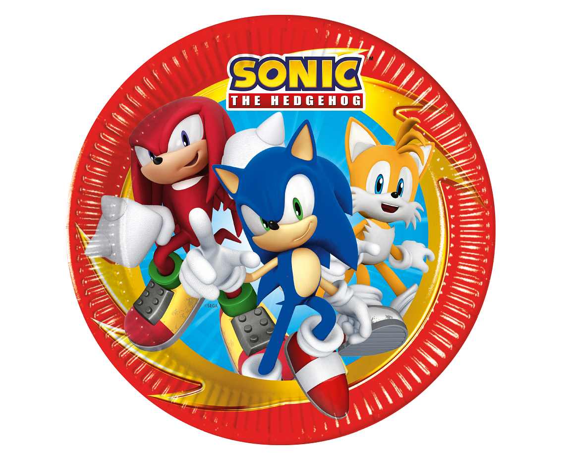 Paper plates Sonic, 23 cm, 8 pcs. PROCOS