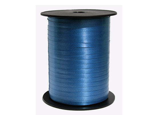Cinta de plástico para rizar, azul oscuro, 500 m