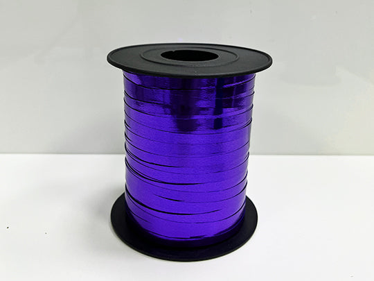 Plastic Curling Ribbon, metallic blue, 250 m Party Punto