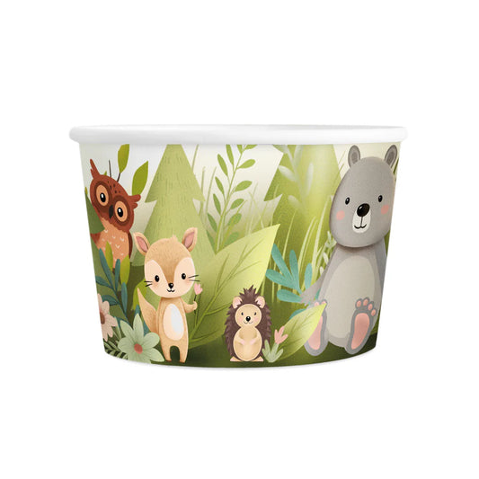 Vasito para helado "Amigos del bosque", 150 ml, 6 uds.