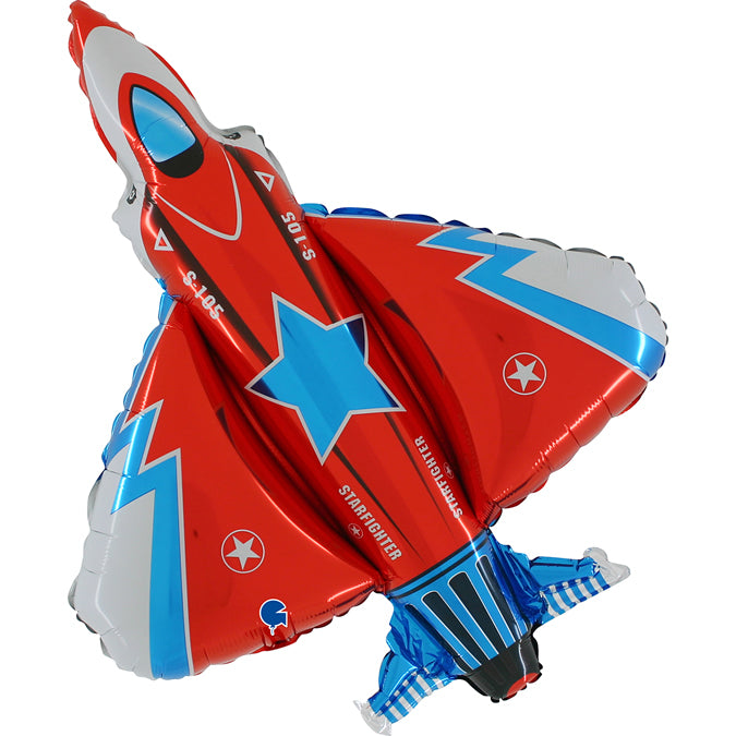 Globo de aluminio Starfighter, 28" / 71 cm