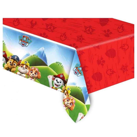 Table cover Paw Patrol: Rescue Heroes, plastic, 120 x 180 cm PROCOS