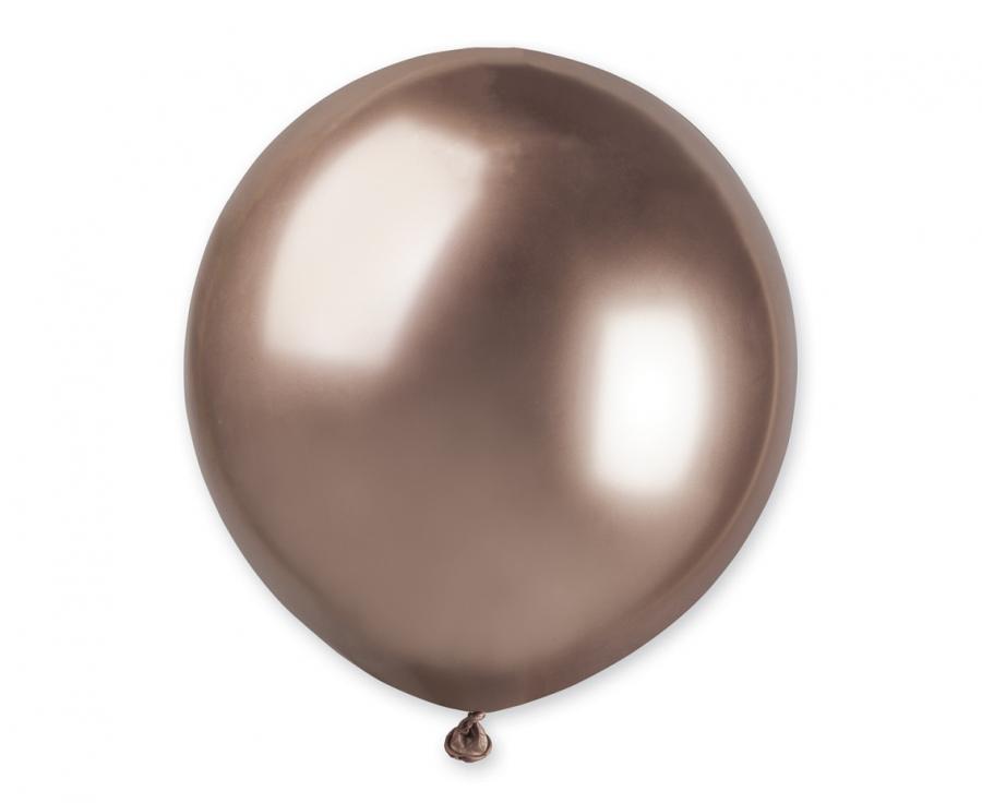 19 inch rose gold balloons Gemar Chrome Latex Pack of 25