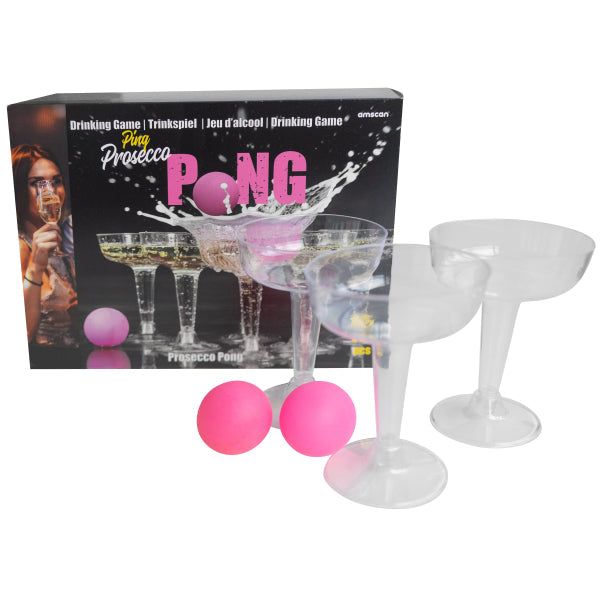 Drinking Game Prosecco Pong, 12 Cups and 3 Balls Amscan