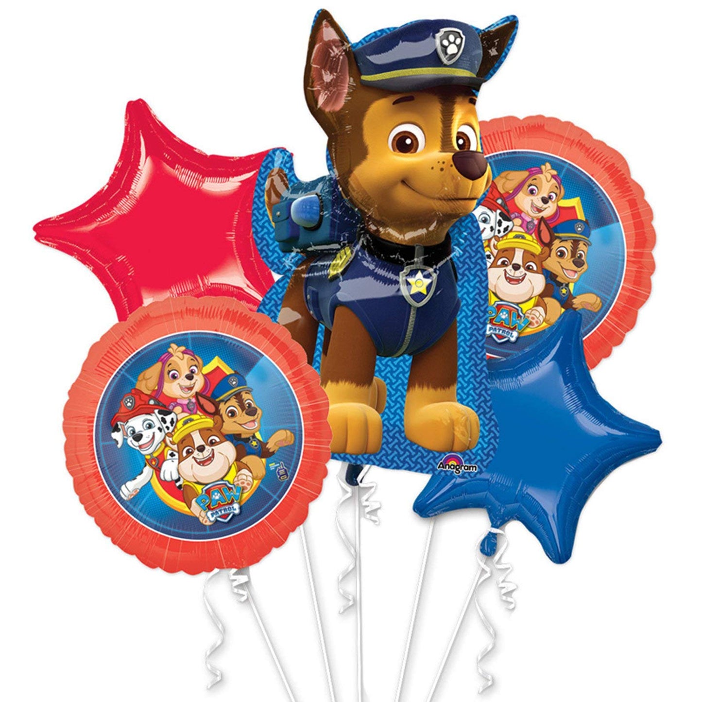 Globo de aluminio de la Patrulla Canina, Chase, 23 x 31" / 58 x 78 cm