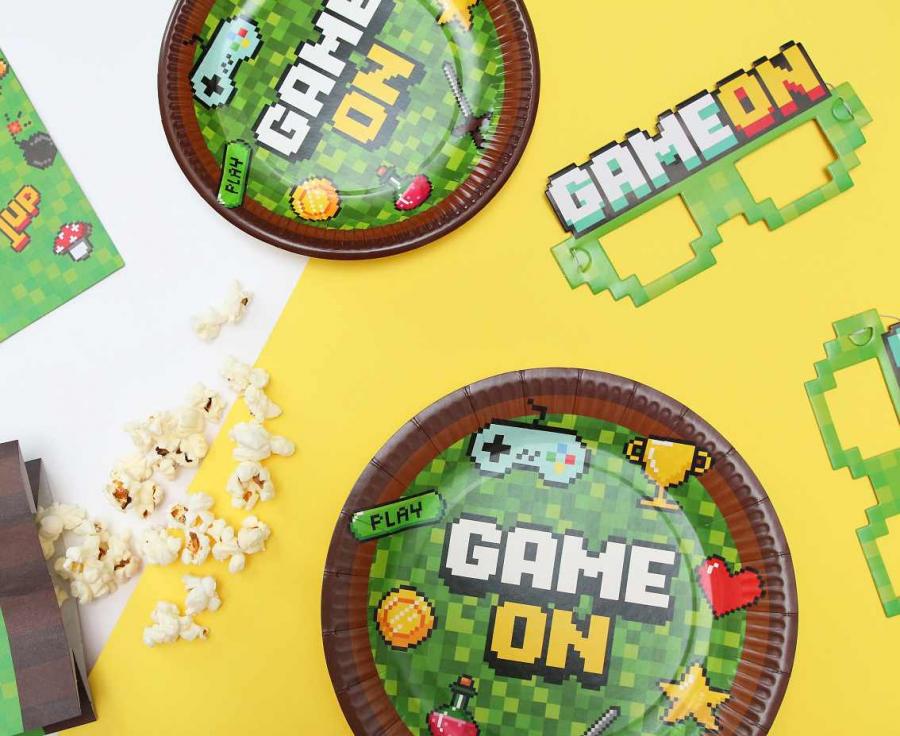 Paper plates Game On, 18 cm, 6 pcs Godan