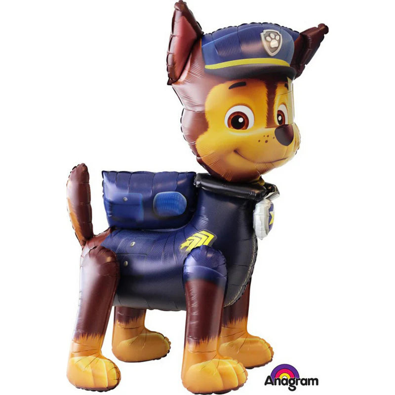 Globo de aluminio Paw Patrol, Chase, AirWalker XXL 37x54" / 93x134 cm