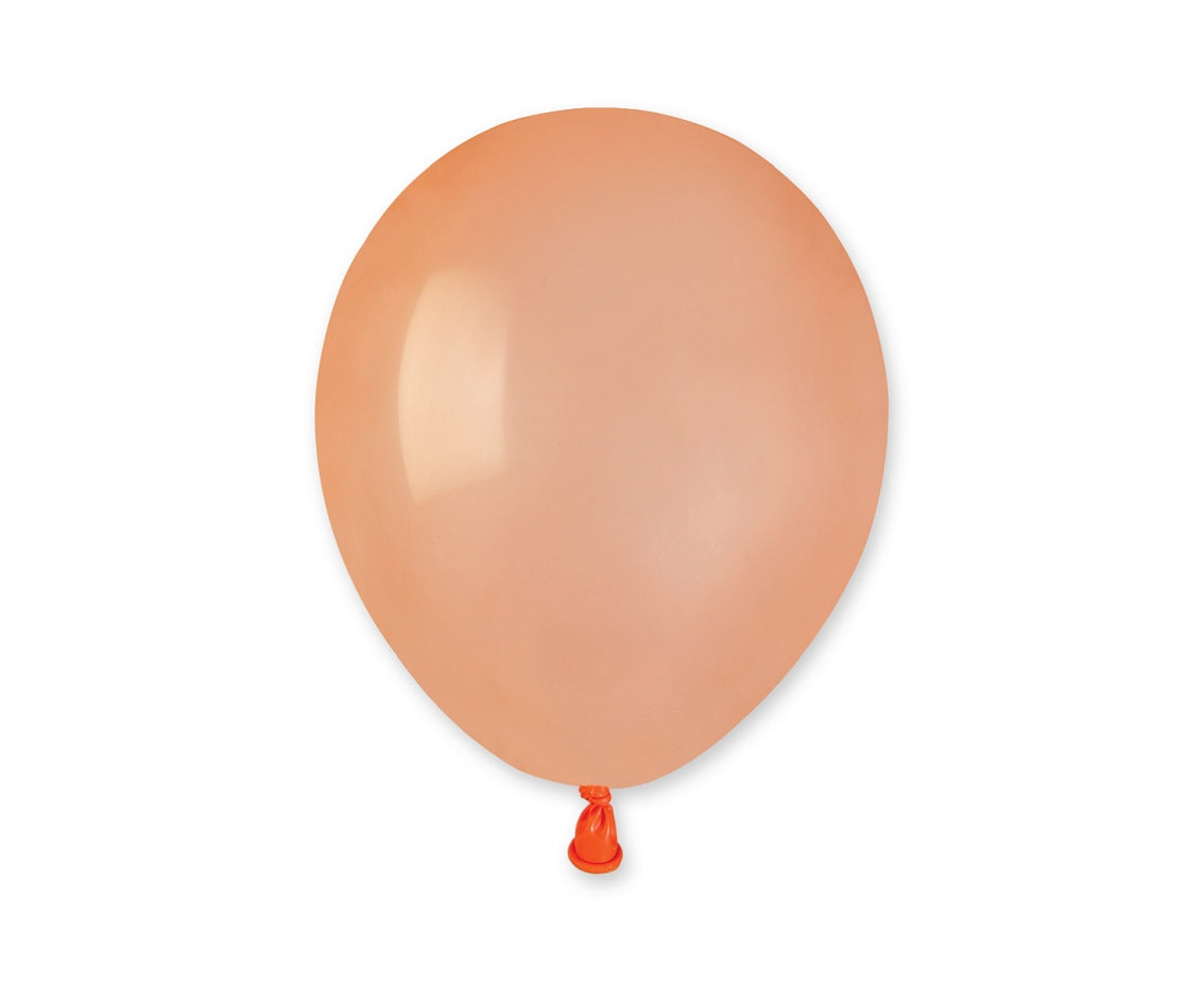 Gemar latex balloons, salmon pink, 5"/ 13 cm, 100 pcs Gemar