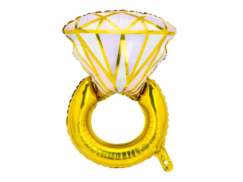Foil Balloon Diamond Ring, 24x37.5" / 60x95 cm Partydeco
