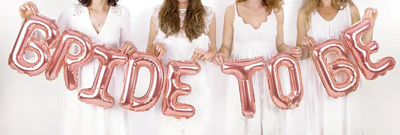 Foil Balloon Letter ''B'', 35cm, rose gold Partydeco