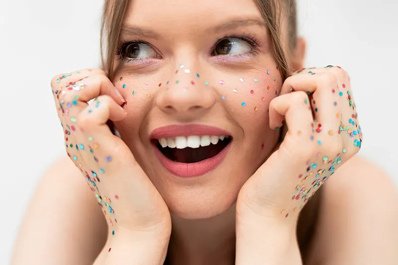 Glitter facial - Sardas, 3g, multicolorido