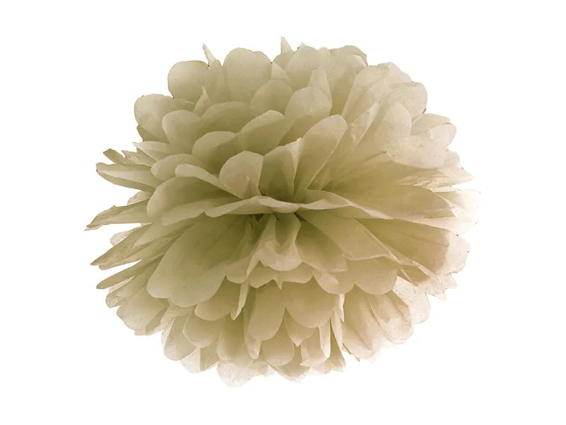 Papel de seda Pompom, dourado, 35cm, 1 pcs