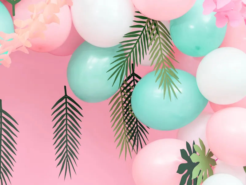 Strong Balloons 23 cm, Pastel Mint Green, 100 pcs Partydeco