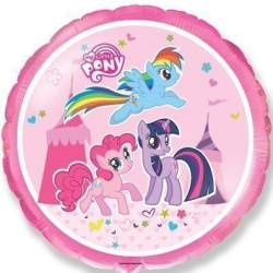 Pinkie Pie Foil Balloon My Little Pony Round 45 cm party decoration