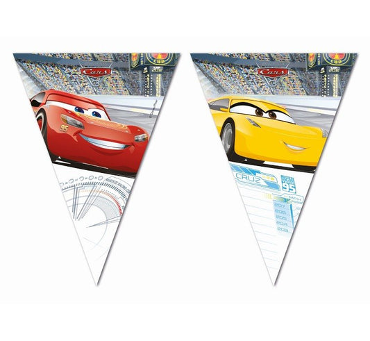 Bandera de coches, plástico, 230 cm