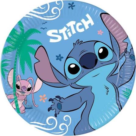 Paper plates Stitch 23cm, 8 pcs PROCOS