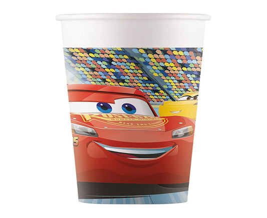 Paper cups Cars 3, 200 ml, 8 pcs PROCOS