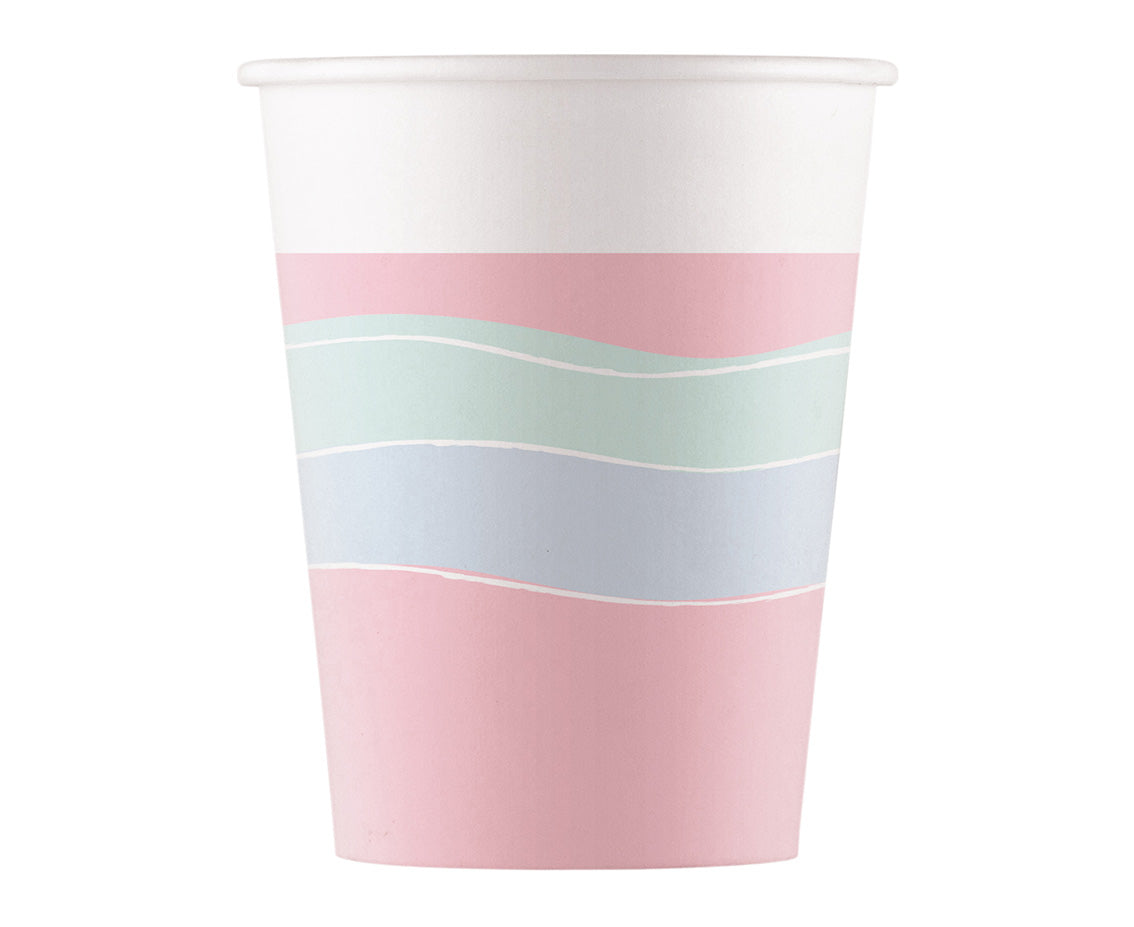 Paper cups Elegant Party, 200 ml, 8 pcs PROCOS