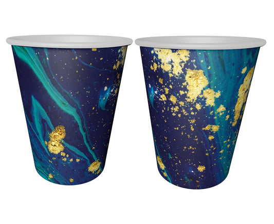 Paper cups "Midnight Blue", 240 ml, 6 pcs Godan