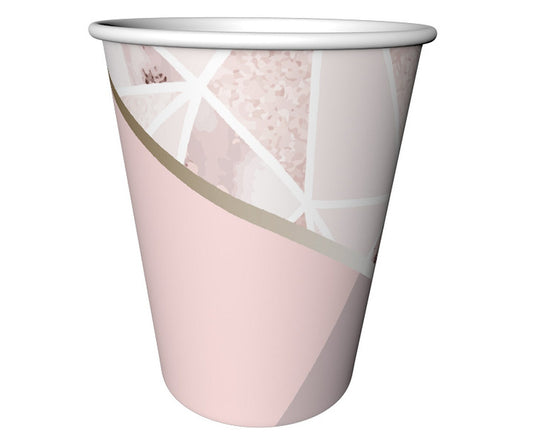 Paper cups "Rose Chic", 240 ml, 6 pcs Godan