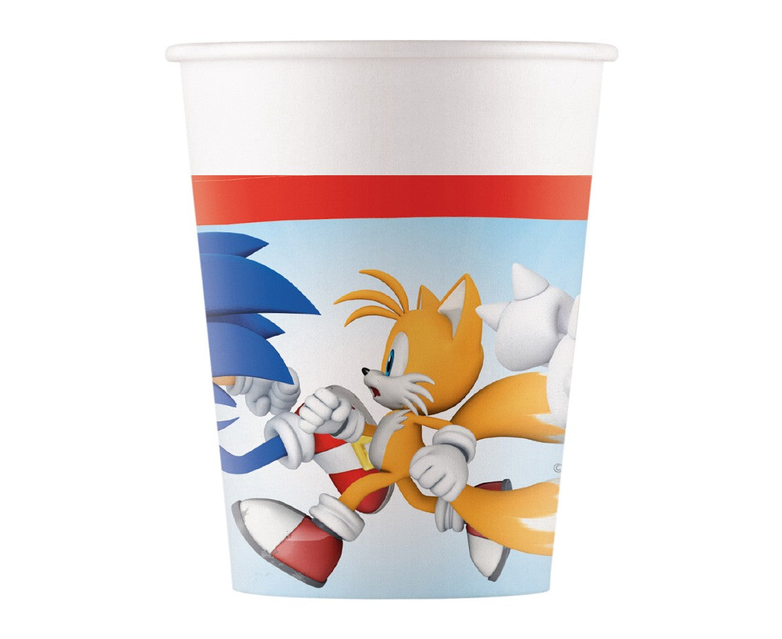 Paper cups Sonic, 200 ml, 8 pcs PROCOS