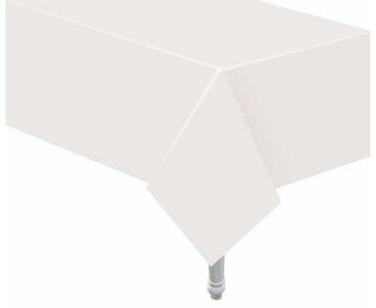 Table cover, white, paper, 132x183 cm Godan