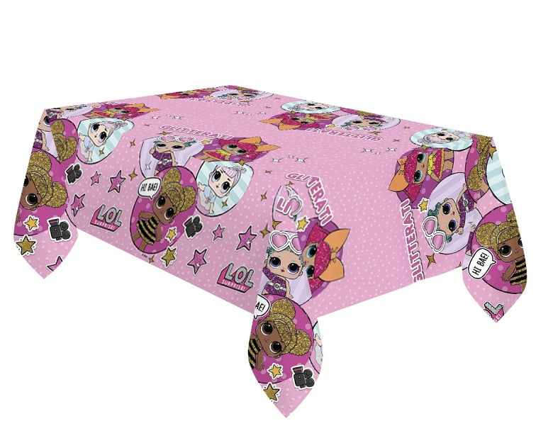 Table cover LOL Glitterati, plastic, 120x180 cm PROCOS