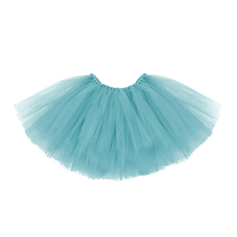 Tutu skirt, blue/ turquoise, 60 x 30 cm