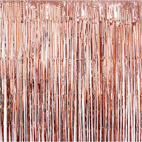 Party curtain, rose gold , 90 x 250 cm Godan