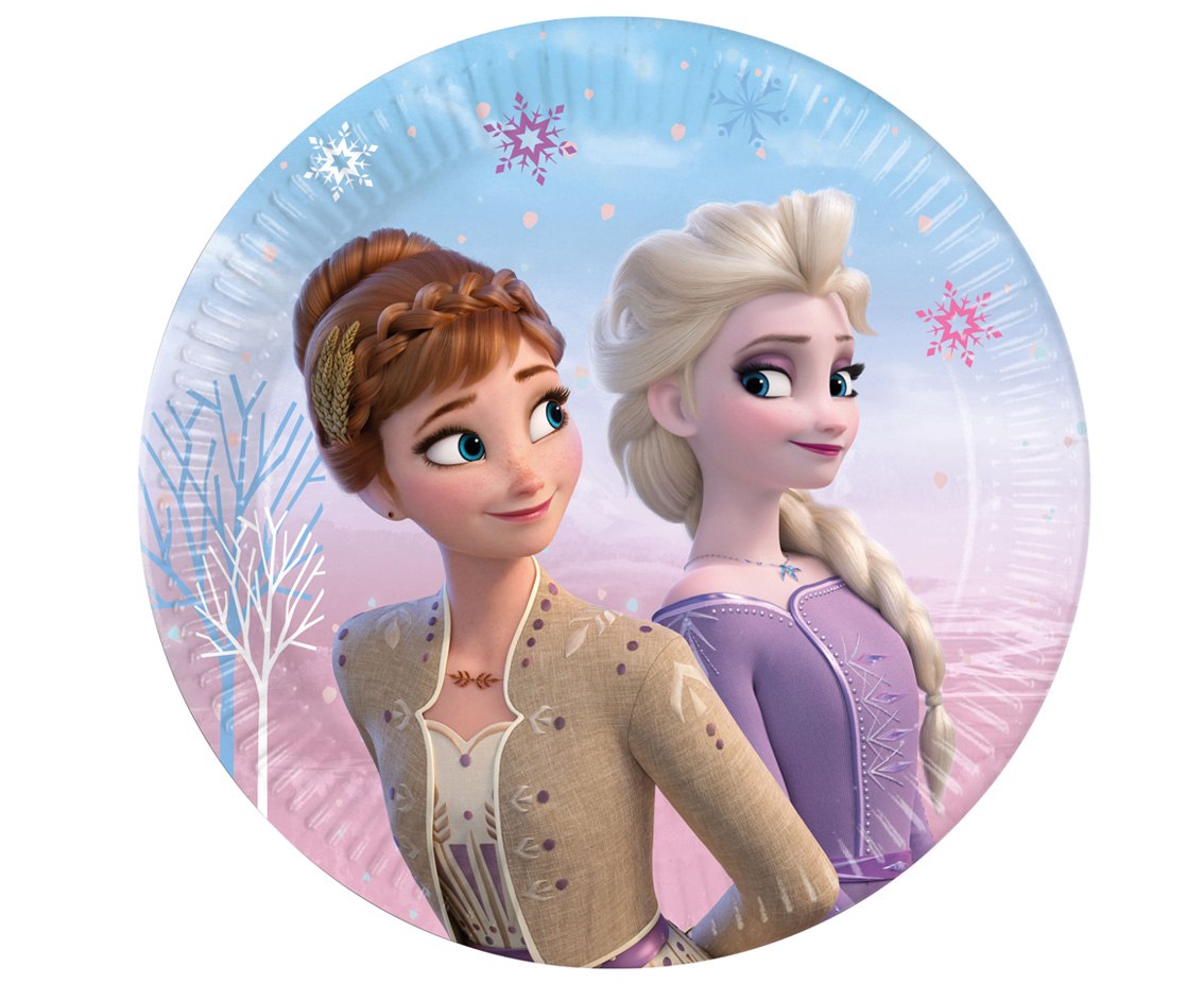 Paper plates Frozen 2: Wind Spirit, 20 cm, 8 pcs. PROCOS
