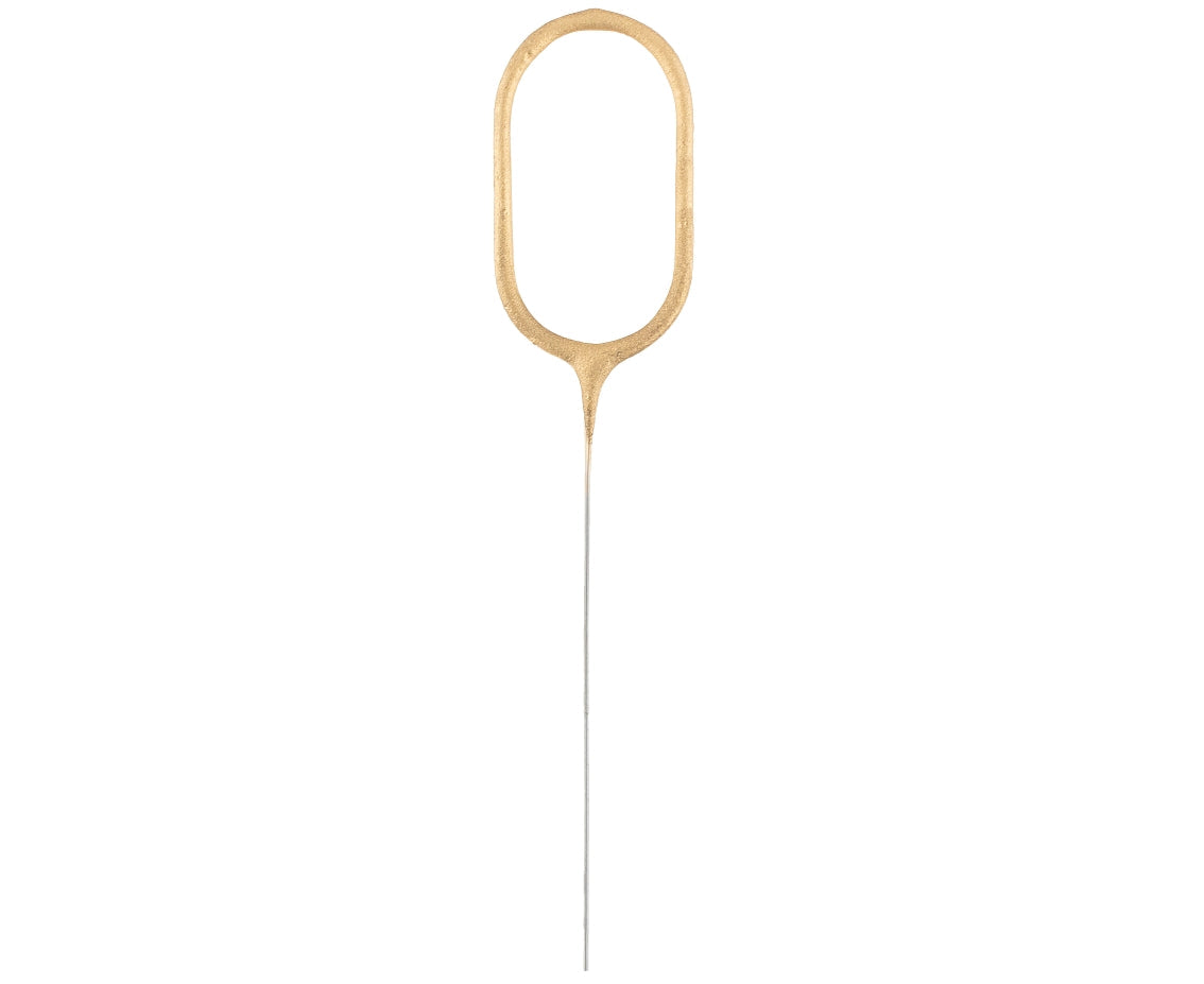 Golden Digit Sparkler 0, 17 cm Godan